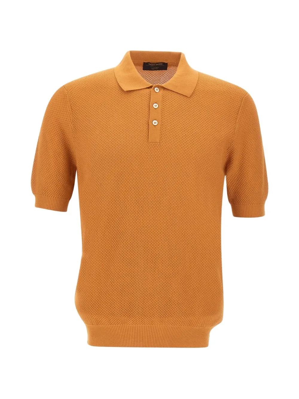 Cotton Polo Shirt by Gran Sasso