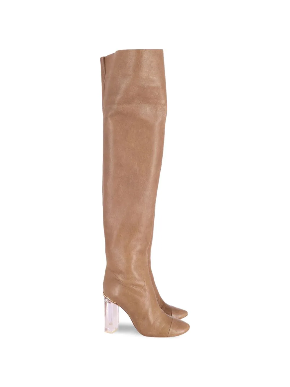 Clear-Heel Over-The-Knee Boots by Chloé Vintage