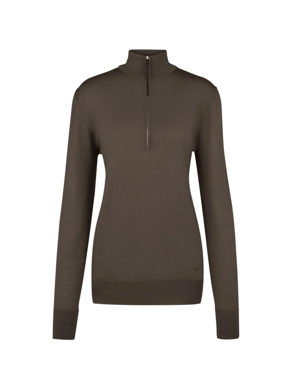 Half-Zip Jumper in Cashmere and Silk by Tod's