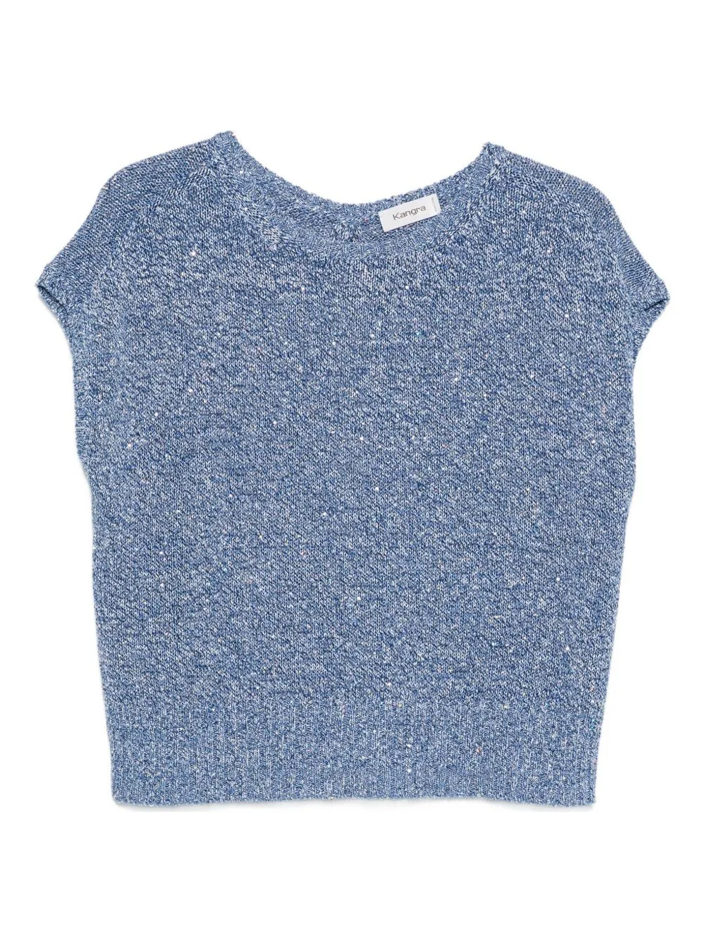 Sequin-Embellished Sleeveless Top by Kangra