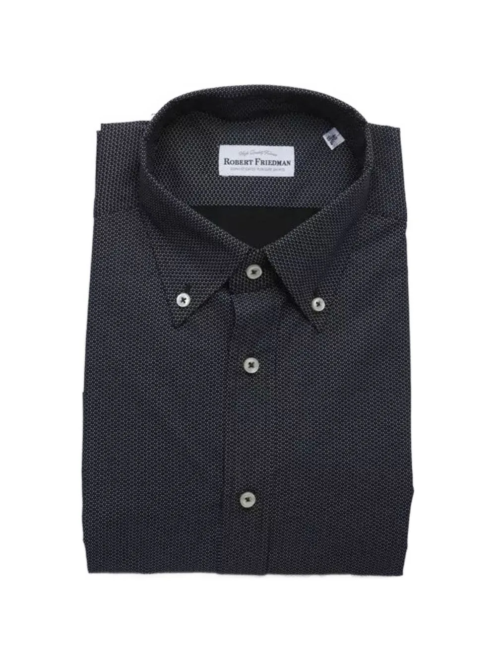 Patterned Button-Down Shirt by Robert Friedman