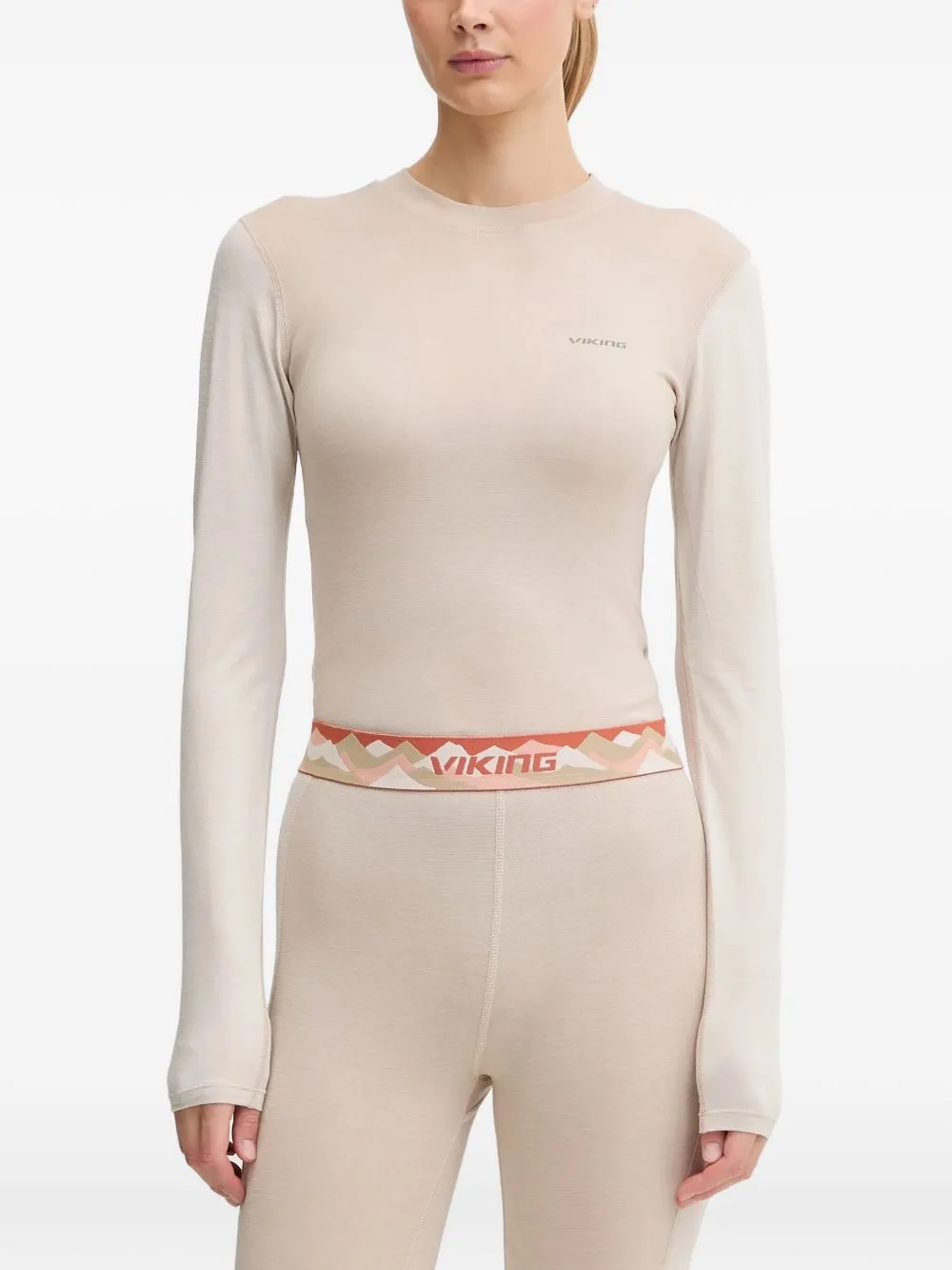 Novena Logo-Print Base Layer Set by Viking