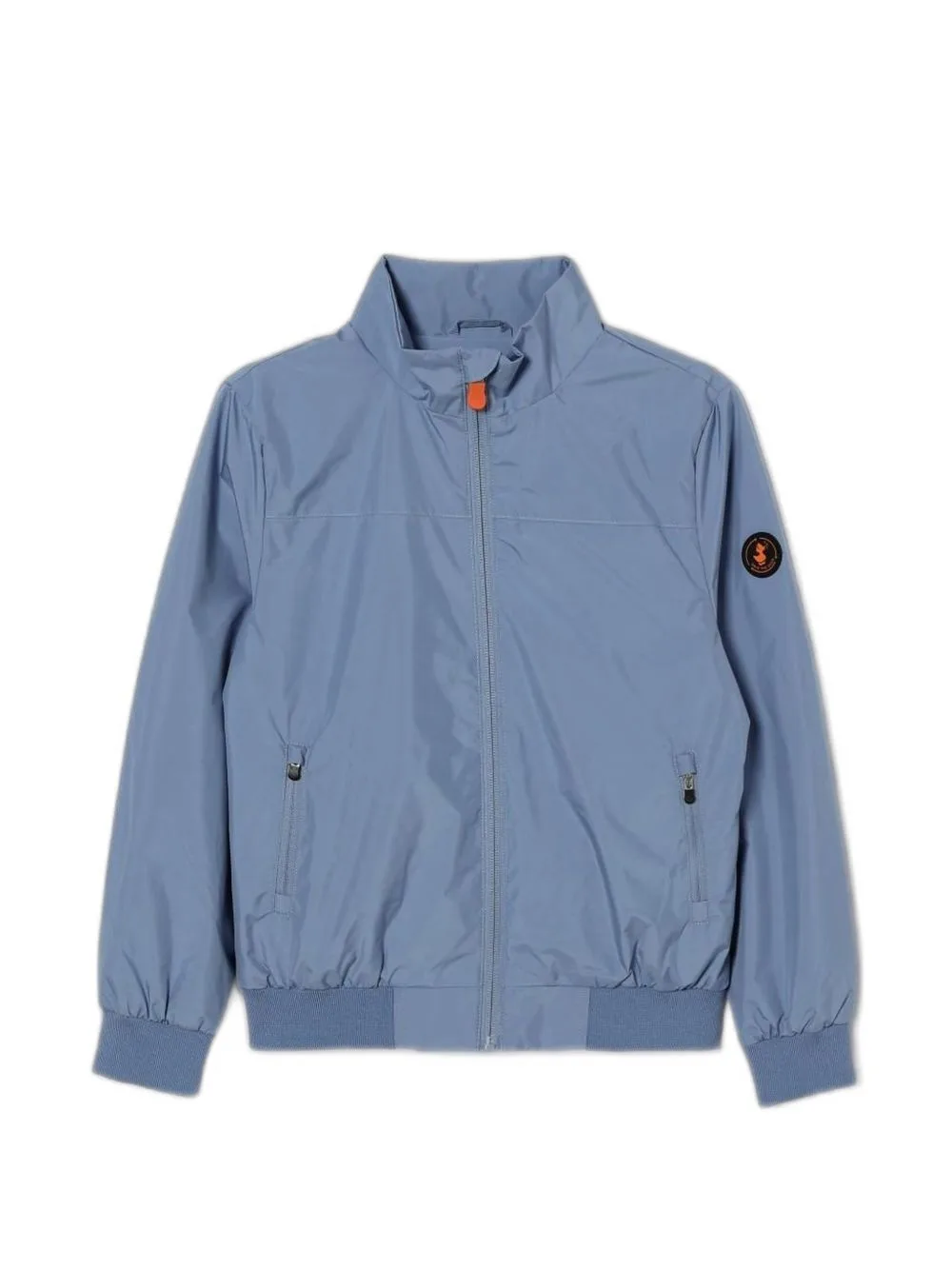 Logo-Patch Zip-Up Jacket by Save The Duck Kids