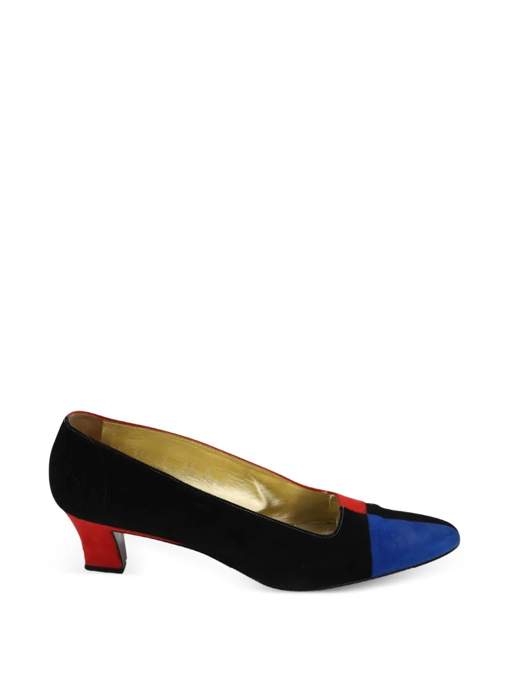 1980s Colour-Block Heeled Pumps by Escada Pre-Owned