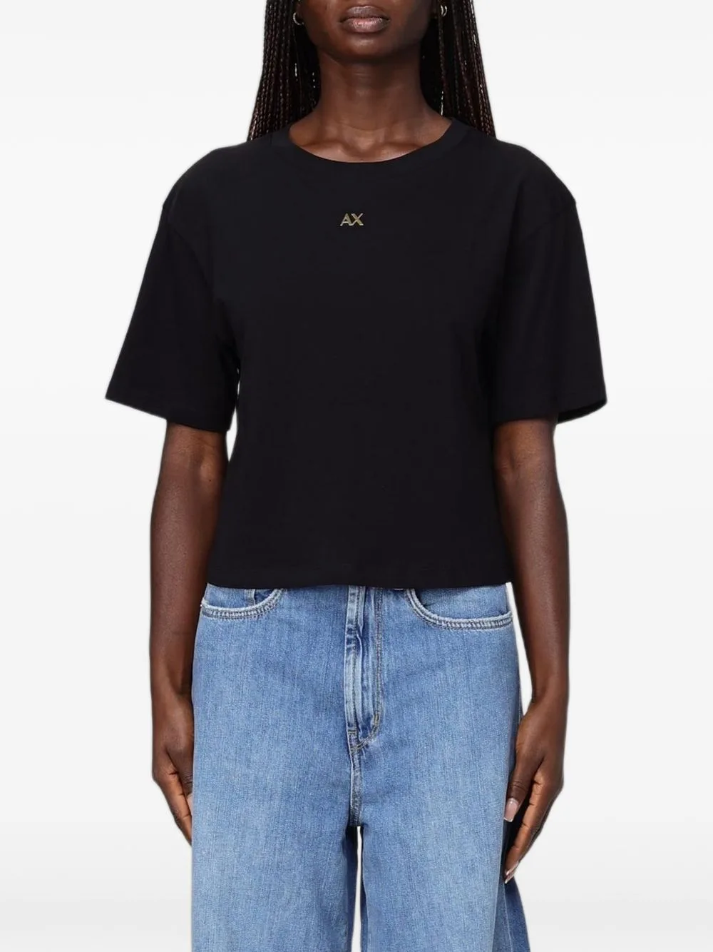 Logo-Plaque T-Shirt by Armani Exchange