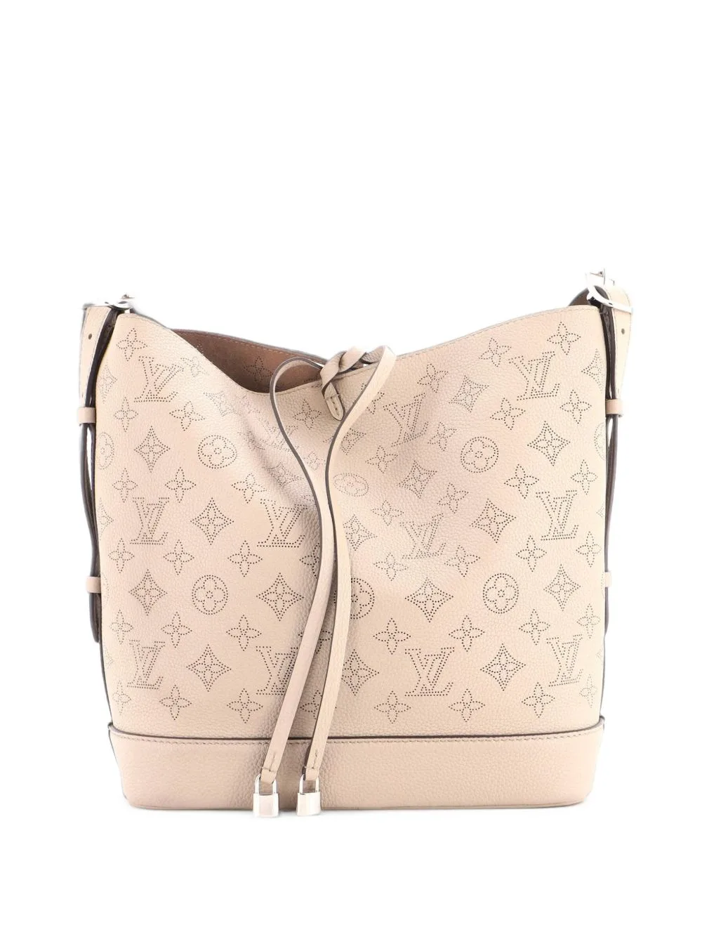 Flore NM Handbag Mahina Leather Shoulder Bag by Louis Vuitton Pre-Owned