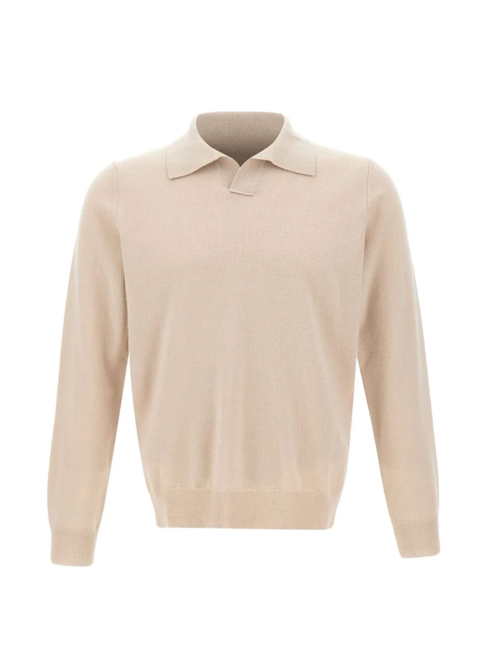 Virgin-Wool Long-Sleeve Shirt by Kangra