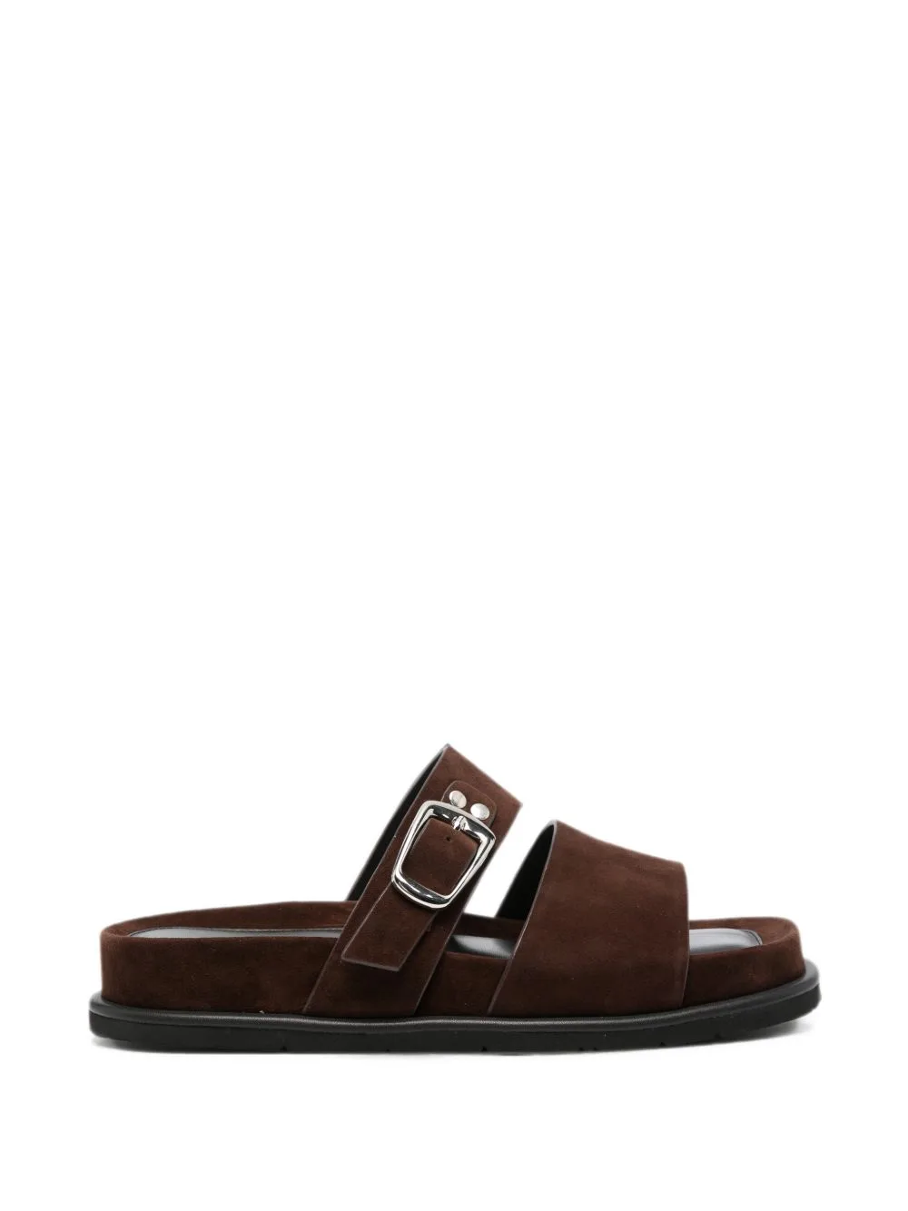 Buckle-Fastening Suede Sandals by ADRIANNA FERETTI