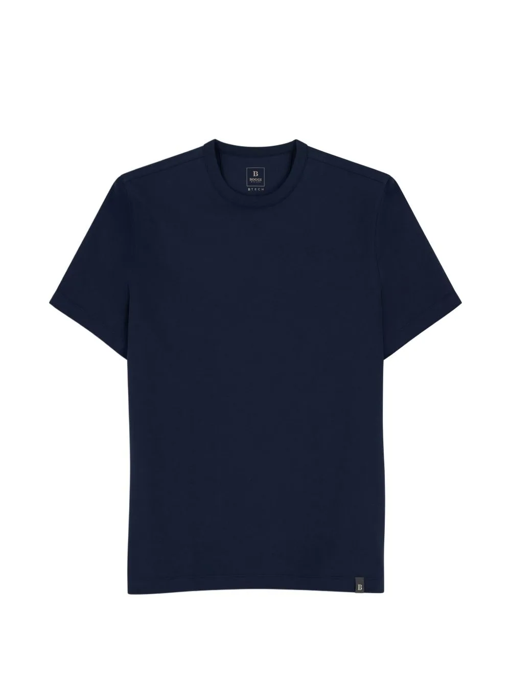 T-Shirt in Diagonal Cotton-Blend Jersey B Tech by Boggi Milano