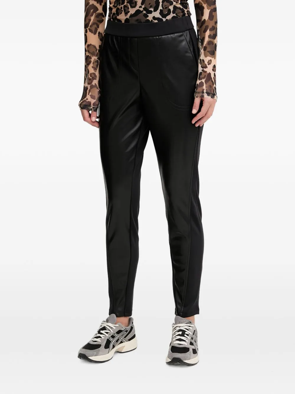 Panelled Logo-Patch Trousers by Sportalm
