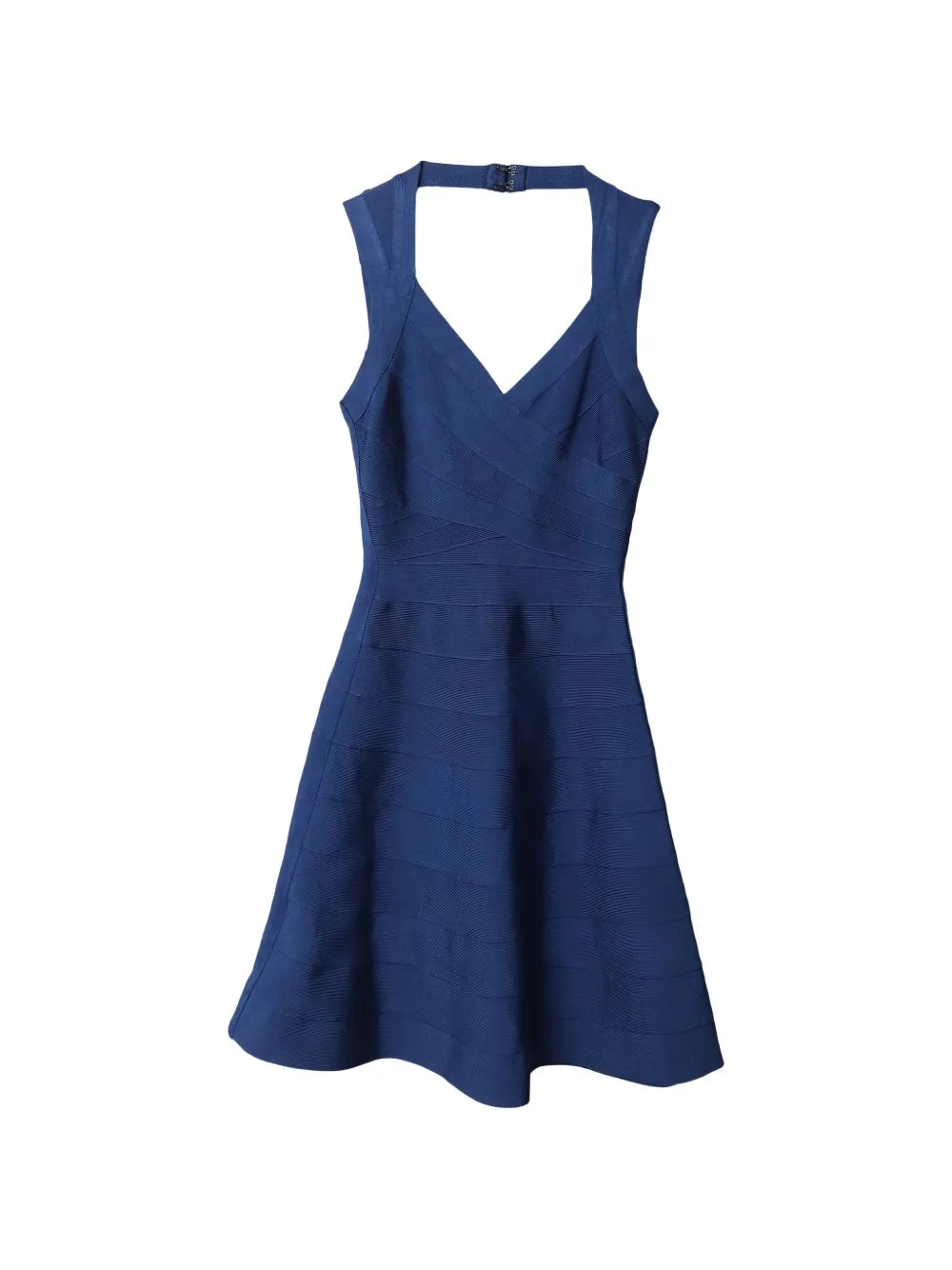 Flared-Hem Bandage Dress by Herve Leger