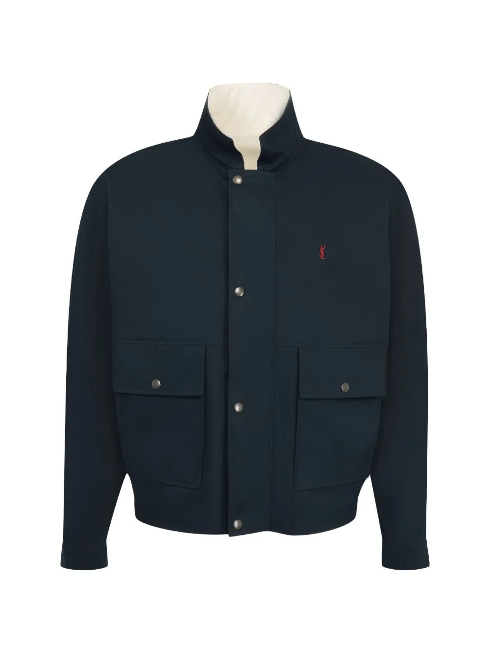 Cassandre Reversible Cotton Jacket by Saint Laurent