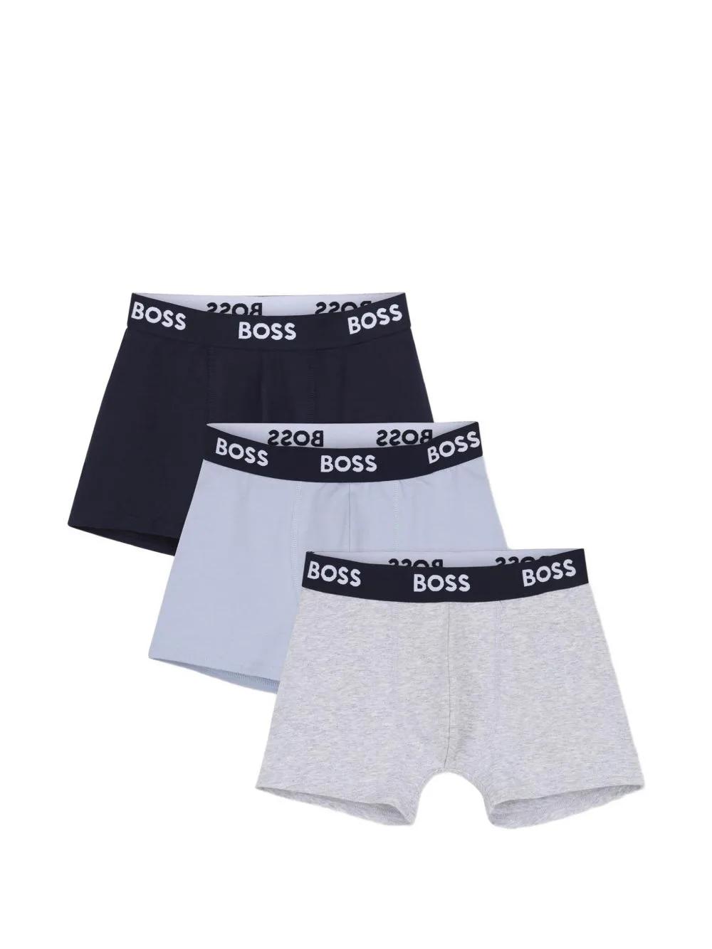Logo-Waistband Boxers (set of Three) by BOSS Kidswear