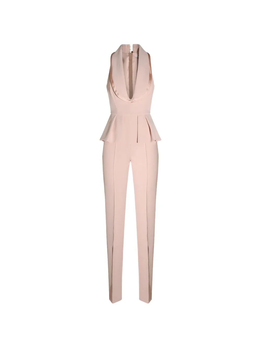 Peplum-Waist Jumpsuit by Elisabetta Franchi