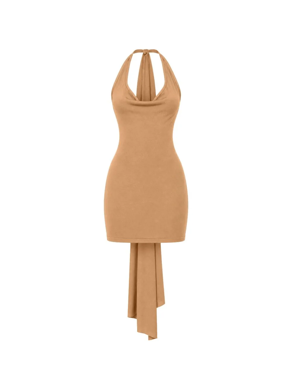 Onda Halter-Neck Mini Dress by Aya Muse