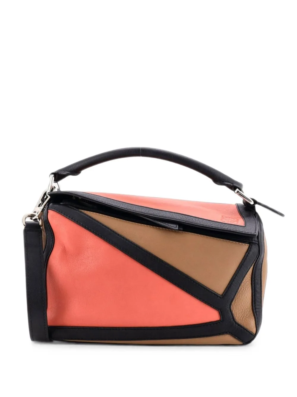 Puzzle Bag Leather Small Satchel by Loewe Pre-Owned
