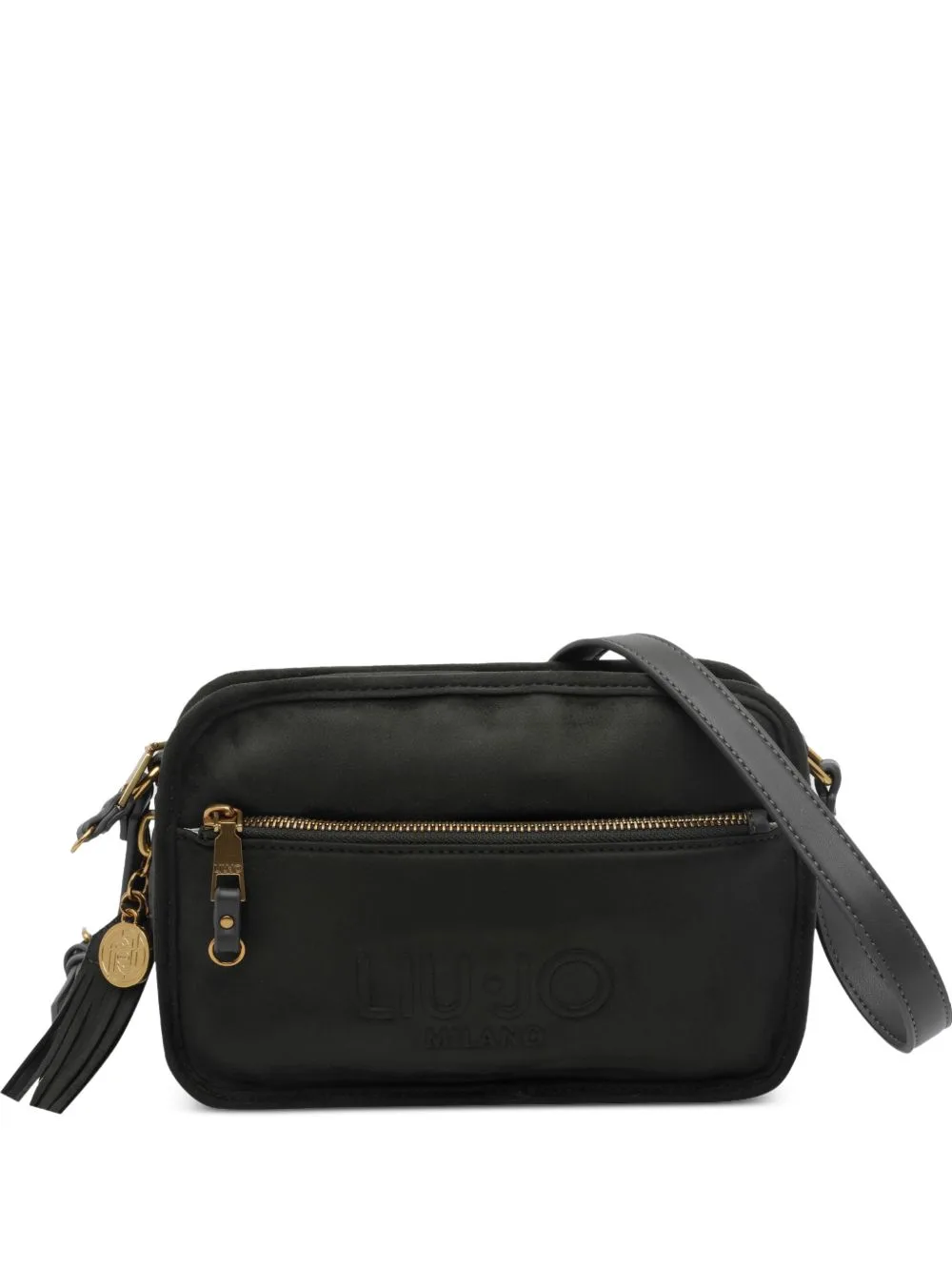 Logo-Embossed Tassel-Detail Shoulder Bag by LIU JO