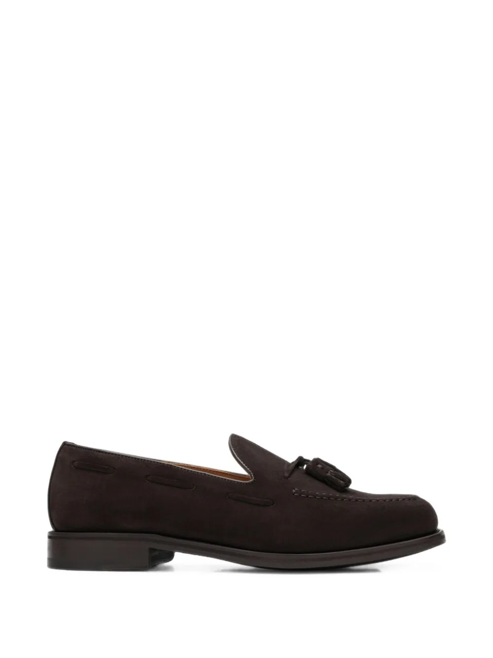 Tassel-Detail Suede Loafers by Berwick Shoes