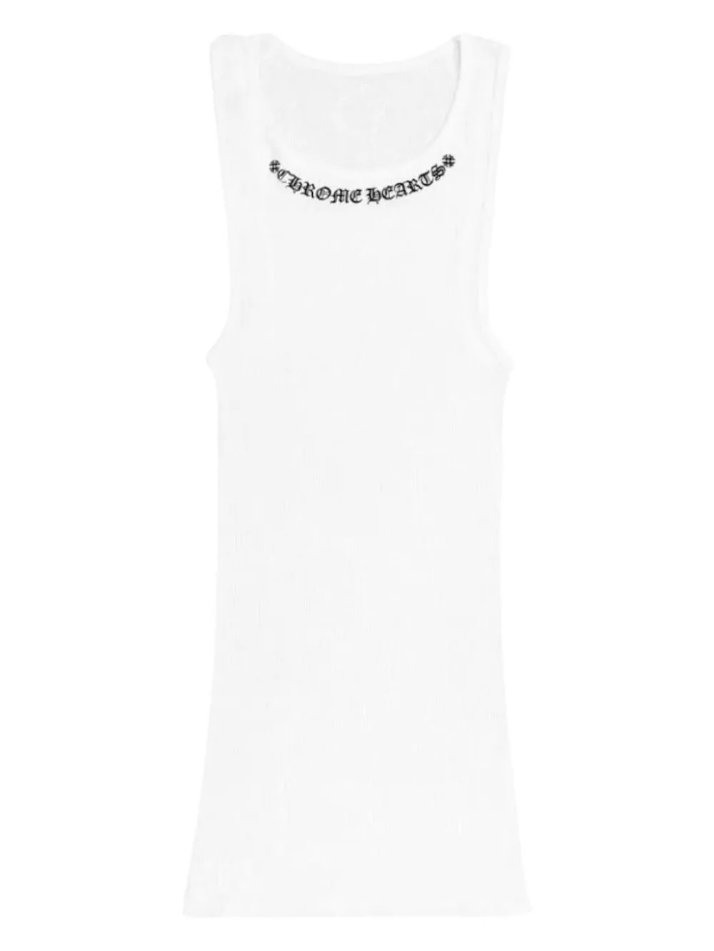 Logo Ribbed Tank by Chrome Hearts