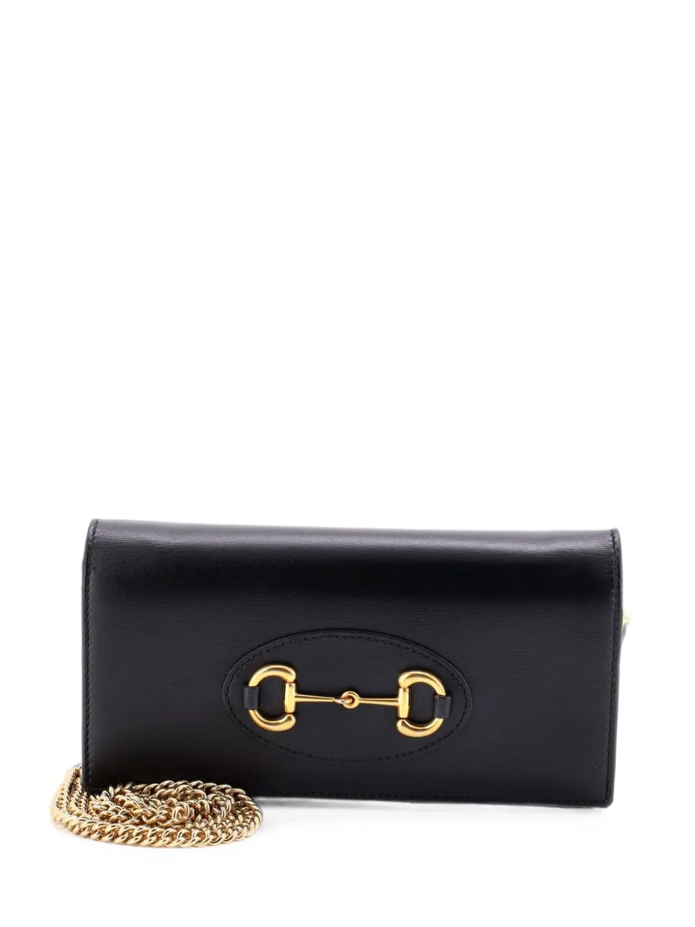 Horsebit 1955 Chain Wallet Leather Crossbody Bag by Gucci Pre-Owned