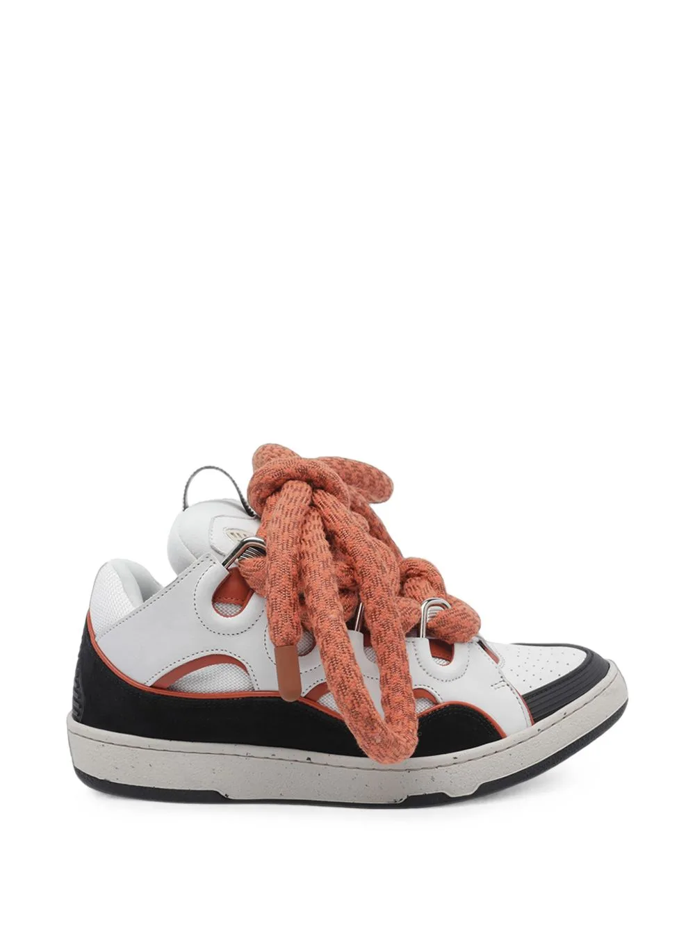 Curb Snake Sneakers in Leather by Lanvin
