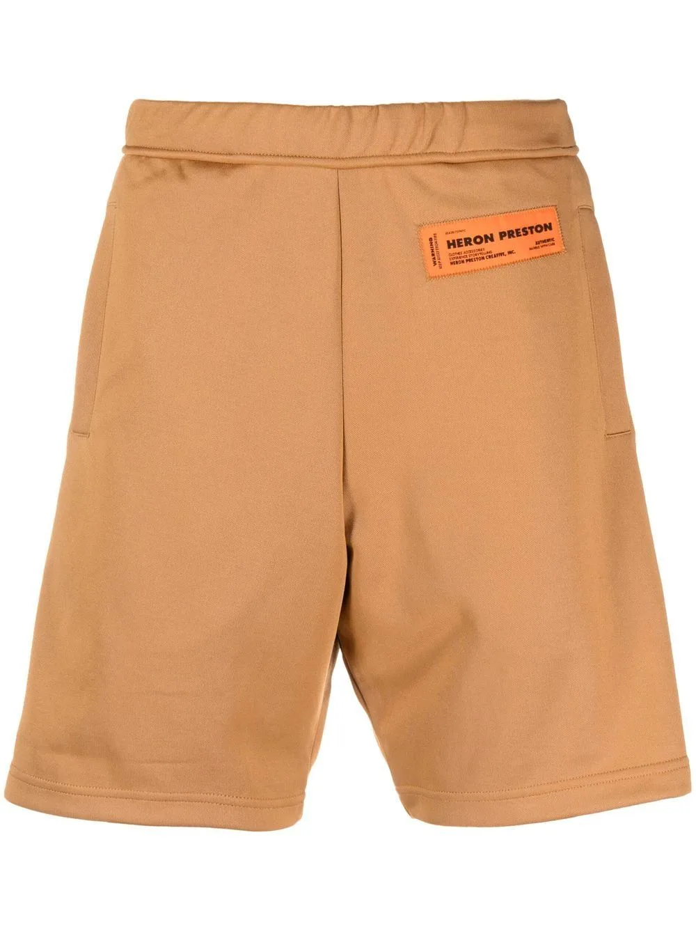 Logo-Patch Deck Shorts by Heron Preston