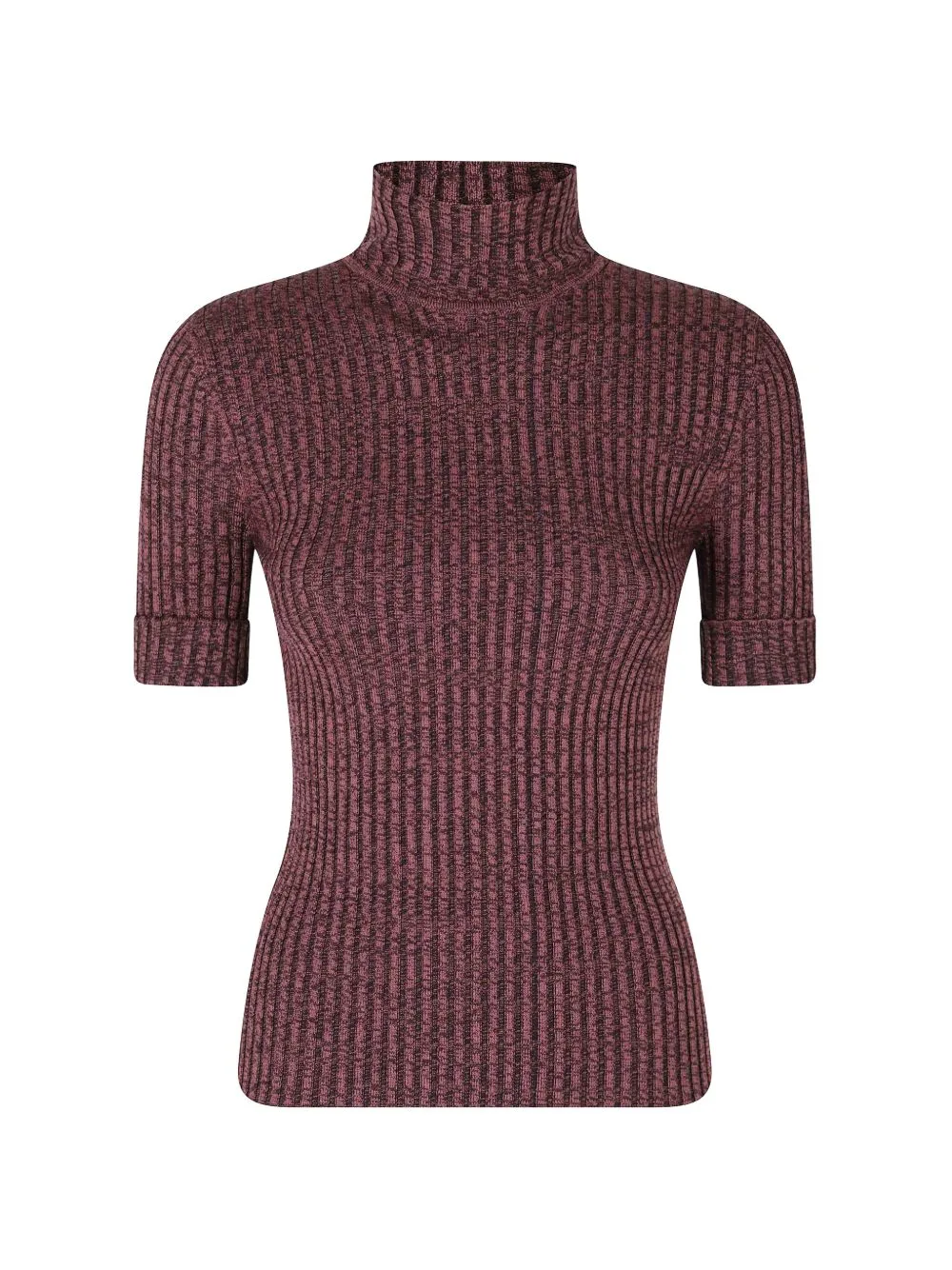 Ribbed-Knit Short-Sleeve Top by Rabanne