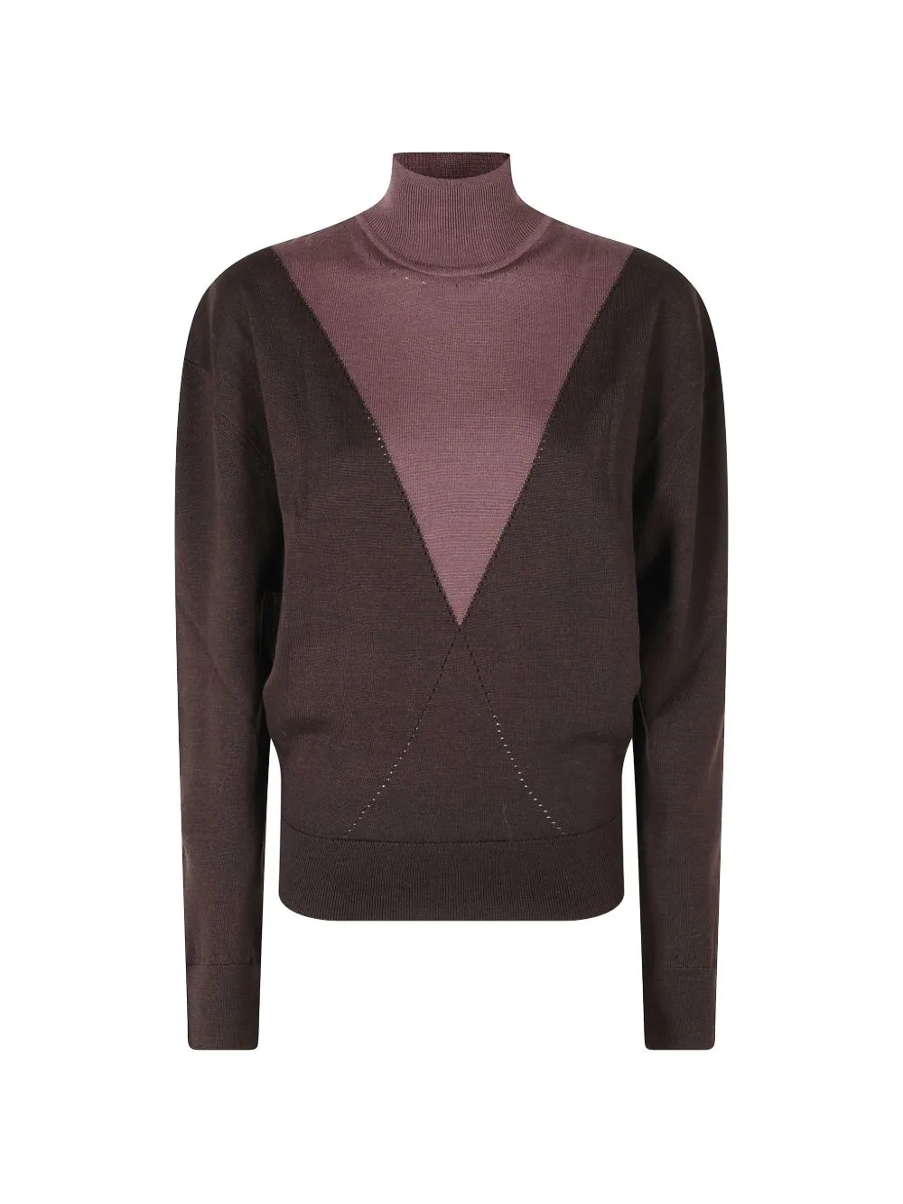 Two-Tone Roll-Neck Sweater by Rabanne