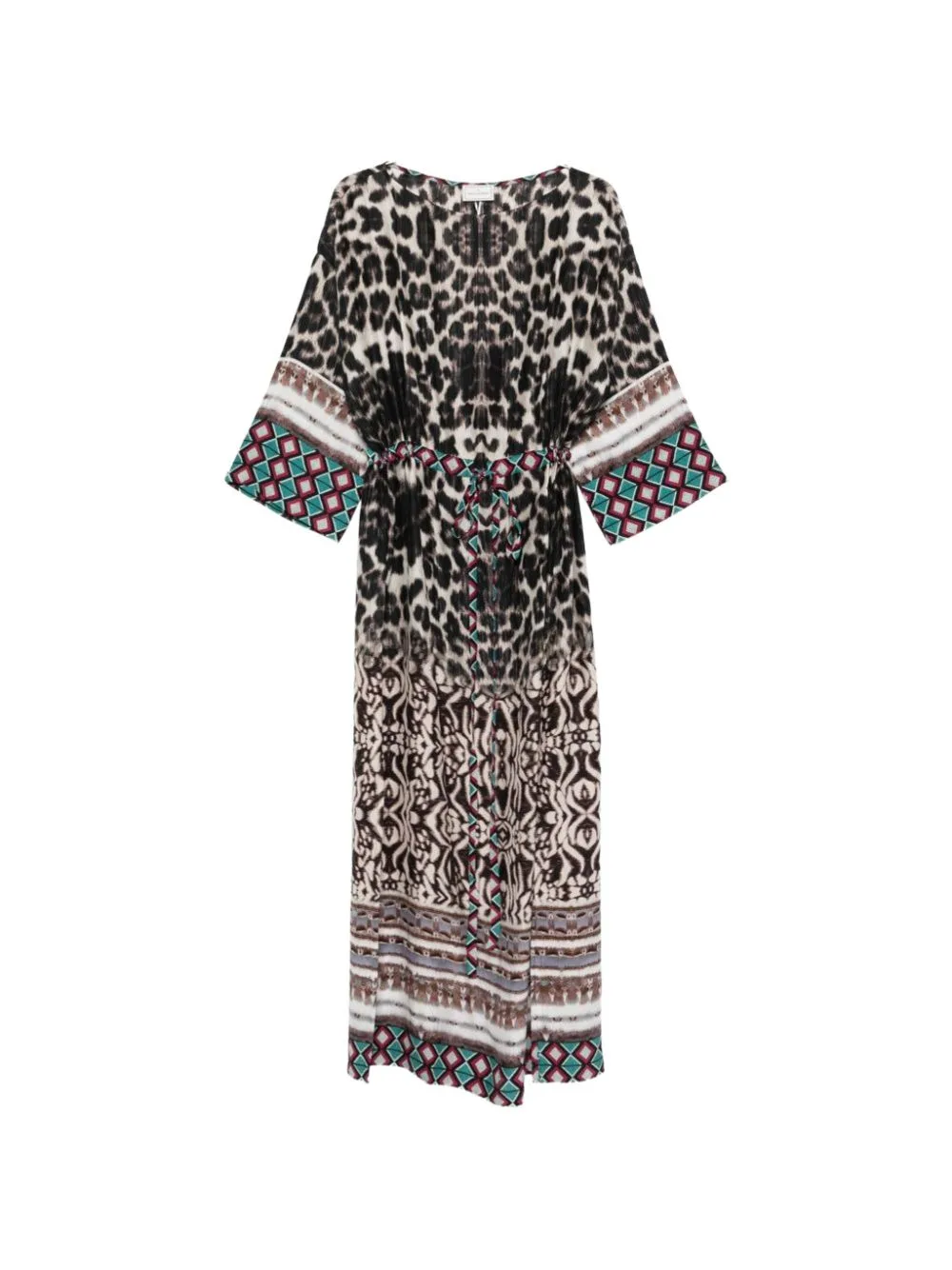 Leopard-Print Silk Maxi Dress by Pierre-Louis Mascia