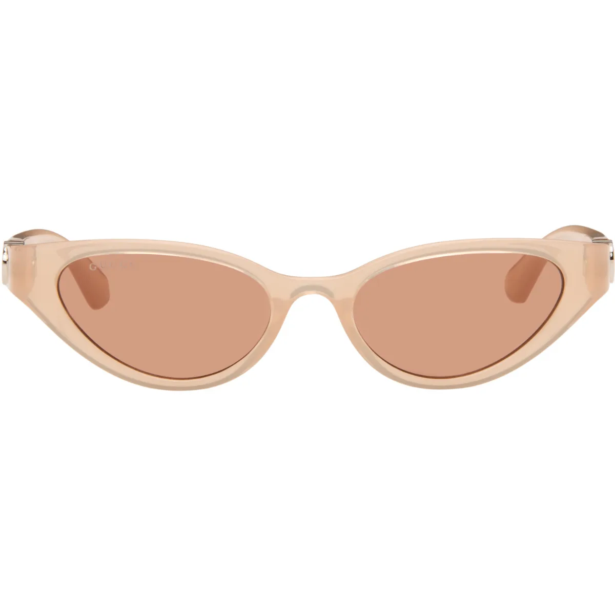 Pink Emblem Cat Eye Sunglasses