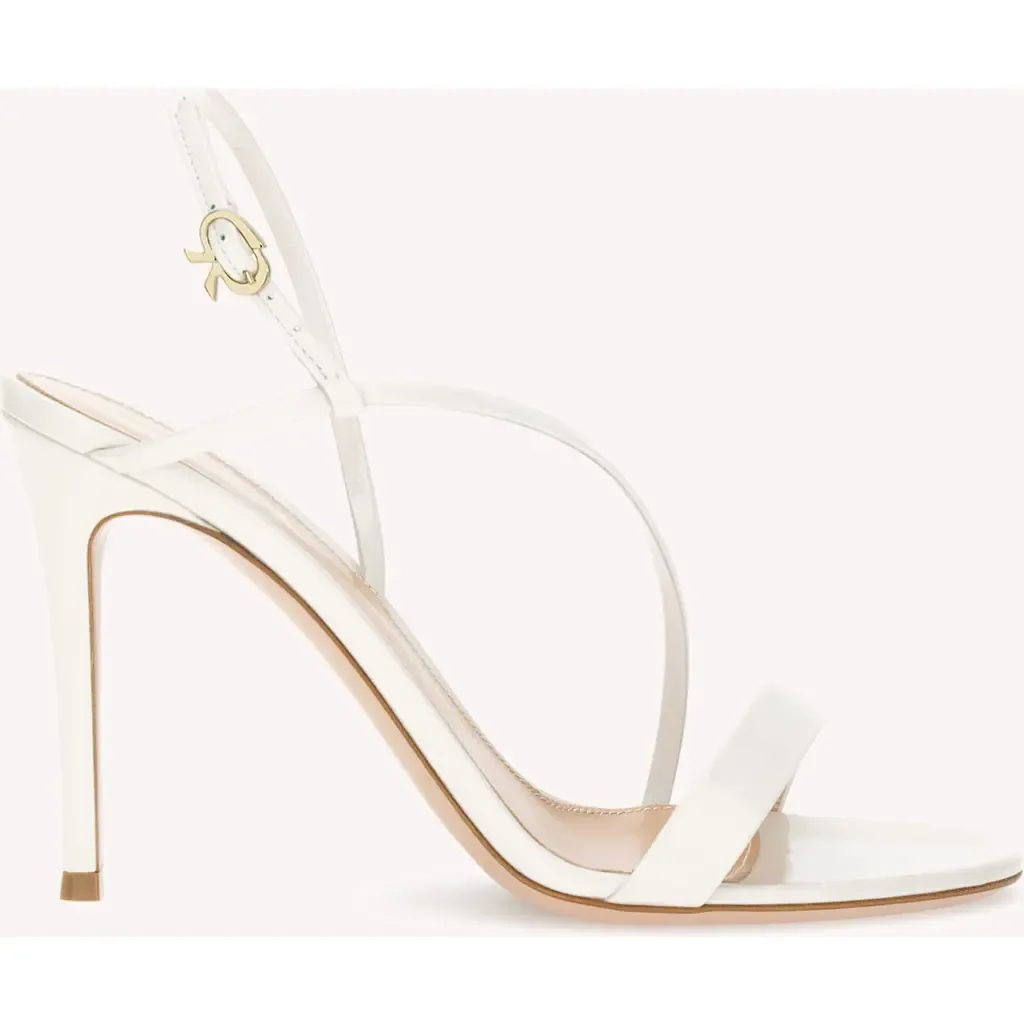 Manhattan 95 Sandal in White Nappa Leather