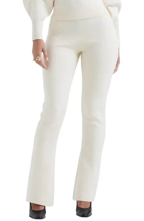 Nereida Rib Flare Pants by HOUSE OF CB