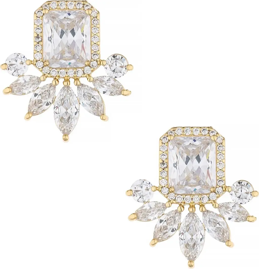 Crystal Stud Earrings by Ettika