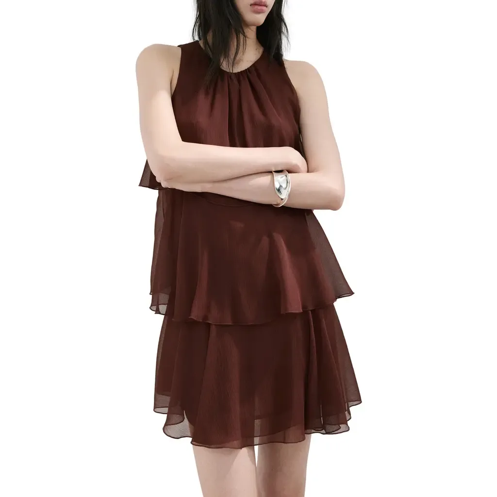 Cake Ruffle Minidress by MANGO