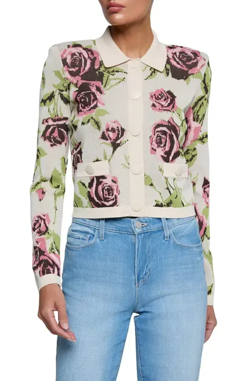 Osiris Jacquard Knit Jacket by L'AGENCE