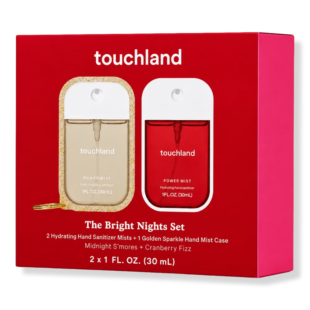 Special Edition Bright Nights Hand Sanitizer 2-Pack + Case by Touchland