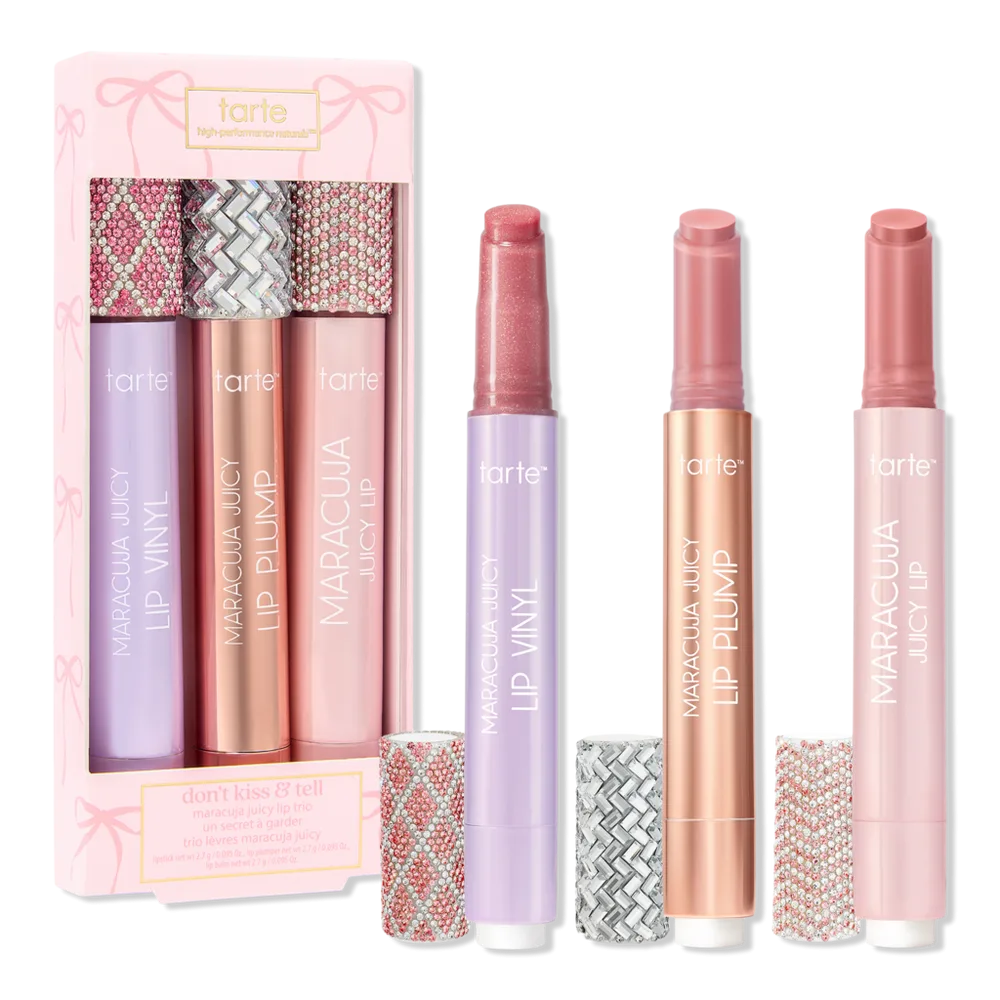 Don't Kiss & Tell Maracuja Juicy Lip Trio by Tarte