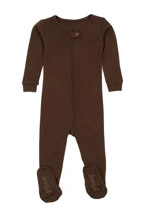 Solid Footed Pajamas by Leveret