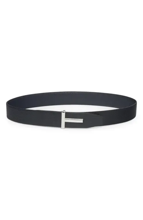 T Icon Reversible Soft Grain Leather Belt by TOM FORD
