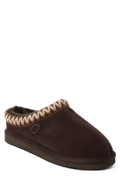 Grafton Genuine Shearling Lined Slipper by Dearfoams
