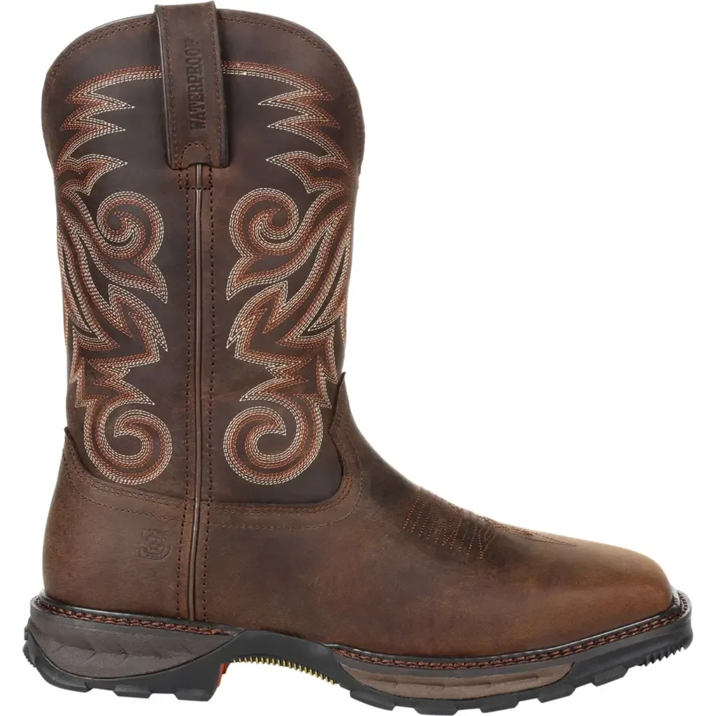 Steel Toe Waterproof Western Work Boot by DURANGO