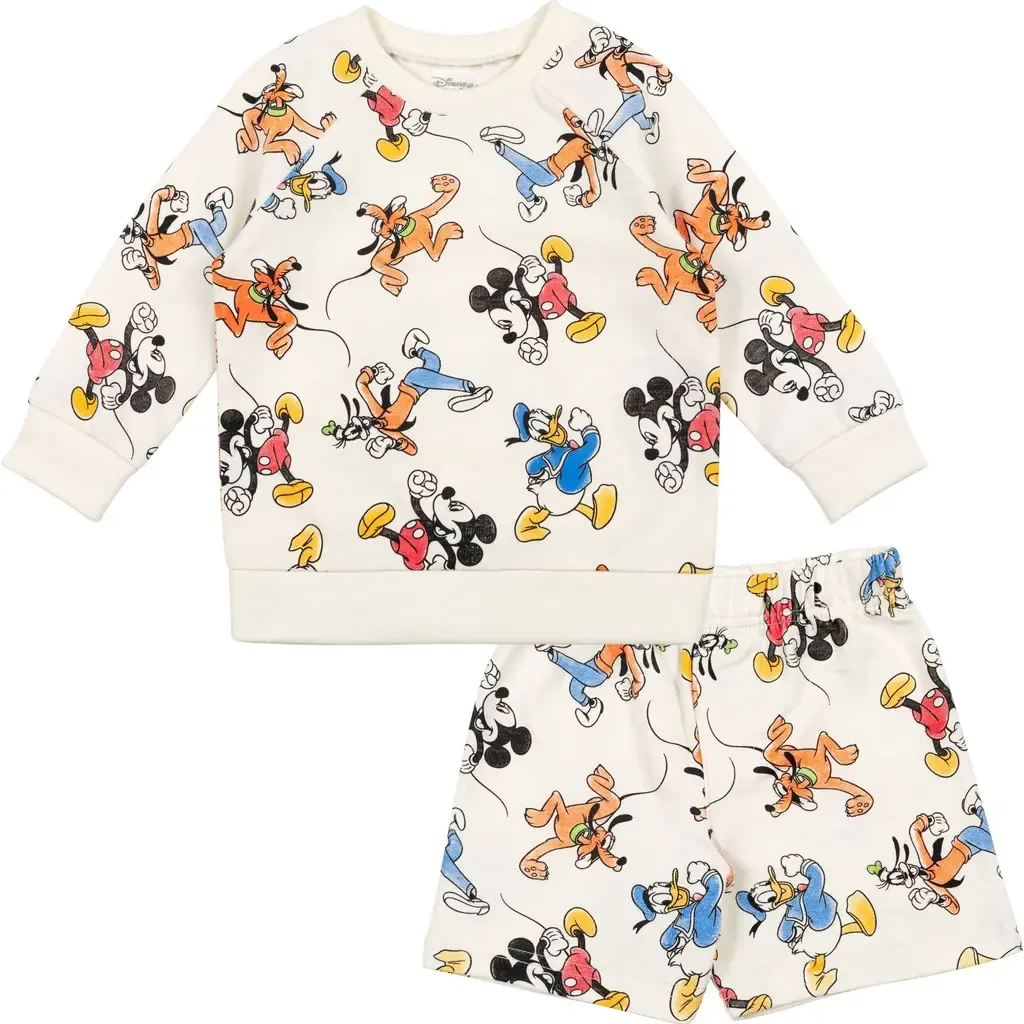 Mouse French Terry Sweatshirt and Shorts Set by Disney