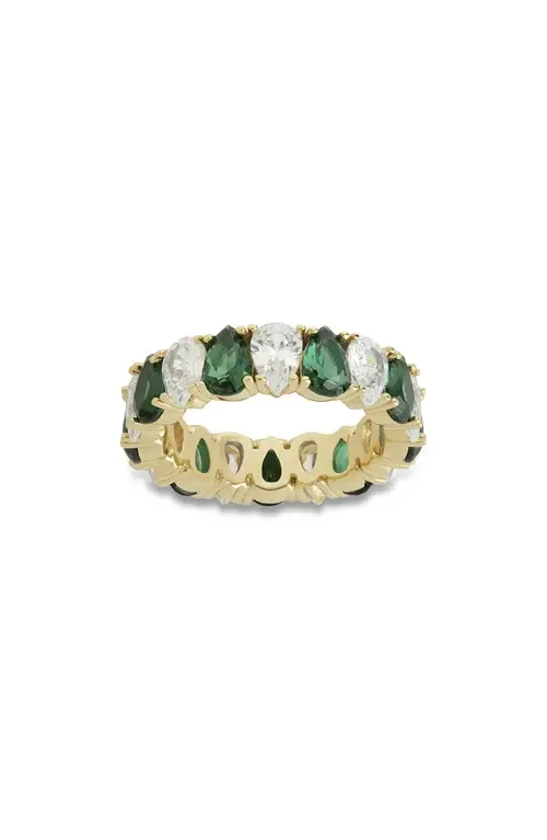 Pear Cubic Zirconia Eternity Ring by Sterling Forever