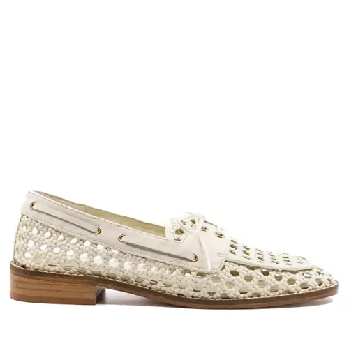 Carla Leather Loafer by Andrea Gomez