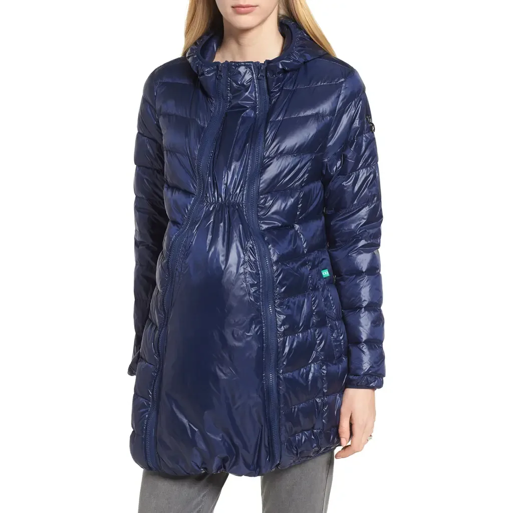 Ashley 3-In-1 Down Lightweight Maternity Jacket by Modern Eternity Maternity