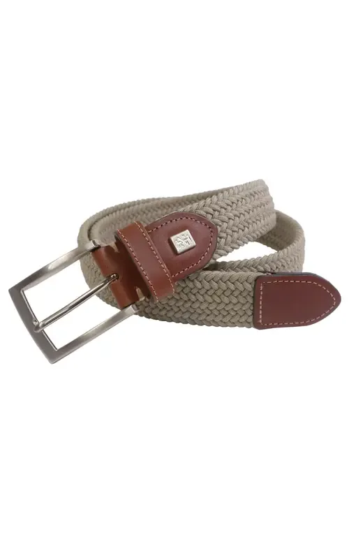 Stretch Braid with Full Grain Leather Tips by IZOD
