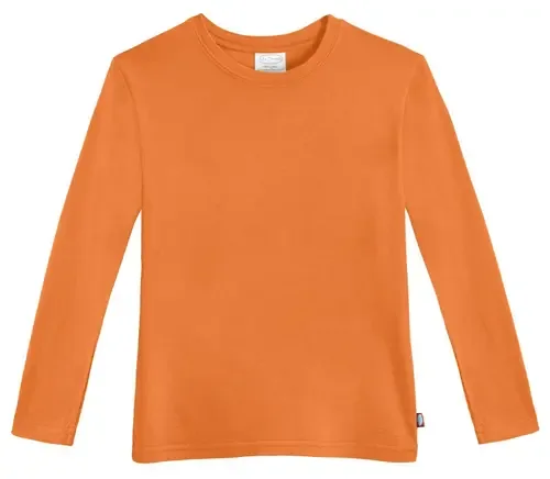 Long Sleeve Soft 100% Cotton Jersey T-Shirt by CITY THREADS