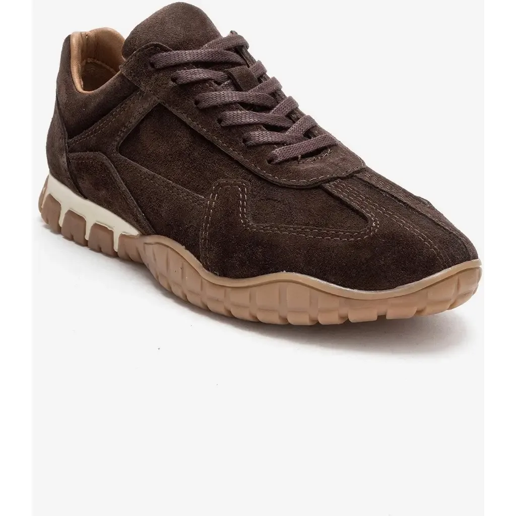 Lars Leather Sneaker in Brown Suede by Forever & Always Shoes