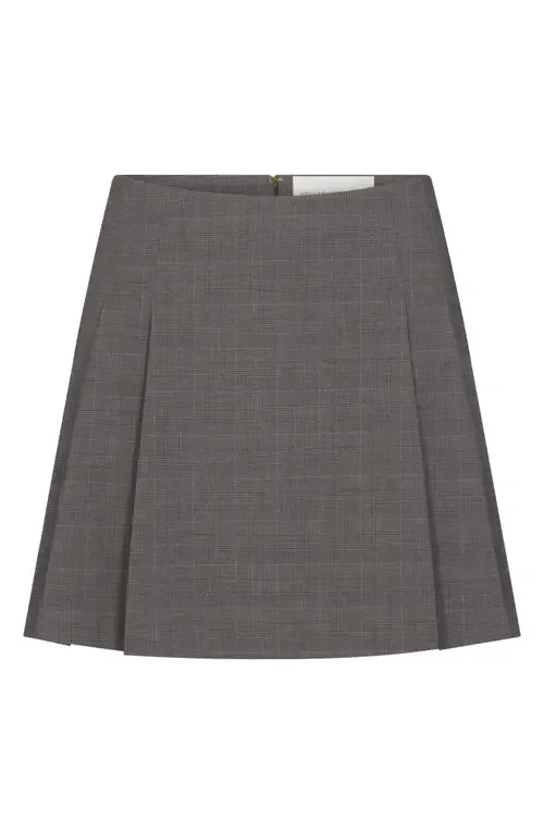 Nikki Plaid Pleated Miniskirt