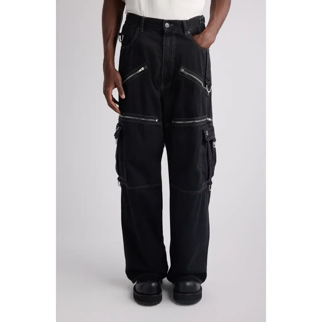 Cotton D-Ring Cargo Pants by Balenciaga